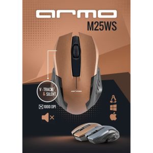 موس بیسیم ARMO M25 W Silent رزگلد