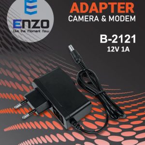 شارژر آداپتور ENZO 12V 1A B-2121