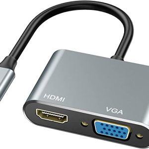 تبديل TYPE-C TO HDMI+VGA كمبو