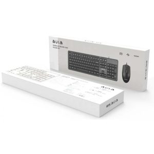 كيبورد موس سيم دار AULA AC105 WHITE