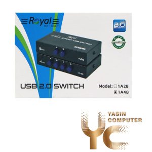 دیتا سوییچ  USB 4PORT ROYAL